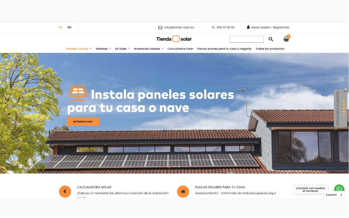 tienda solar