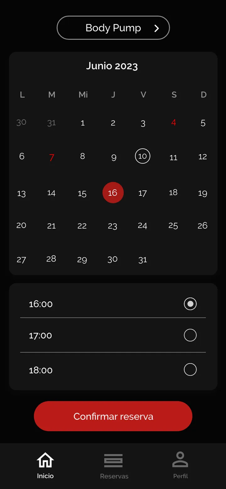 Newell · pantalla de la app