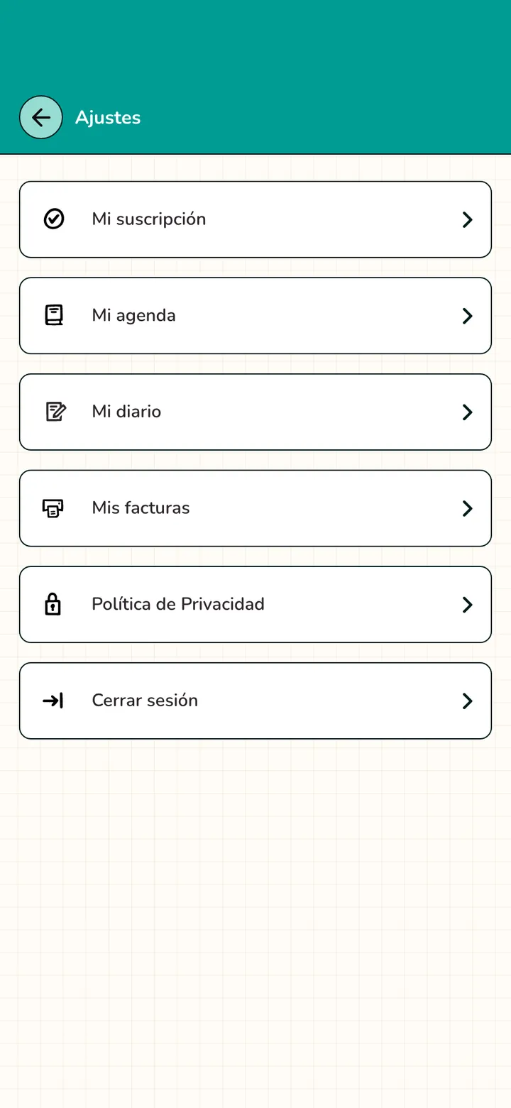 Bimbando · Ajustes
