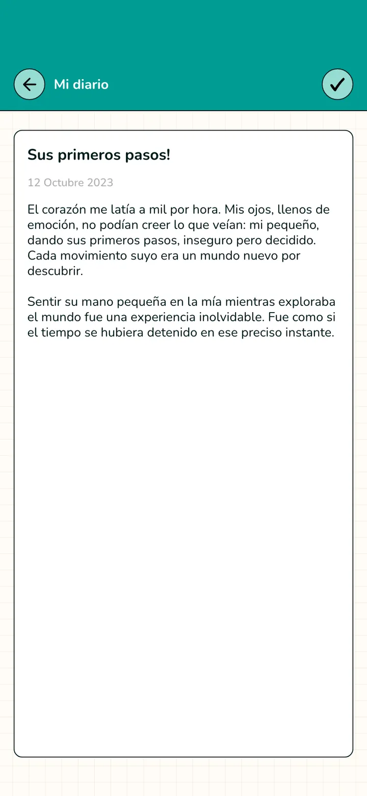 Bimbando · Las primeras palabras también se guardan.