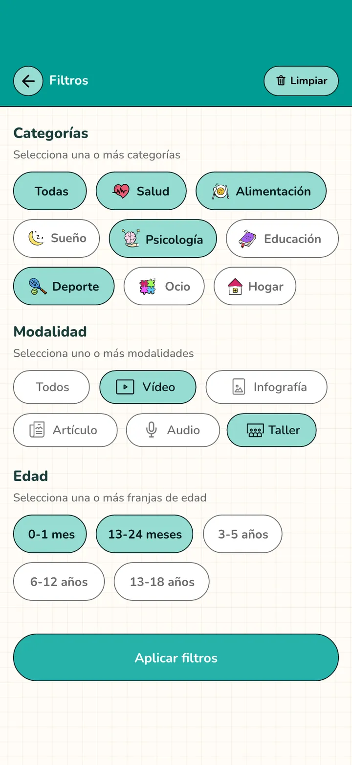Bimbando · Filtros a medida
