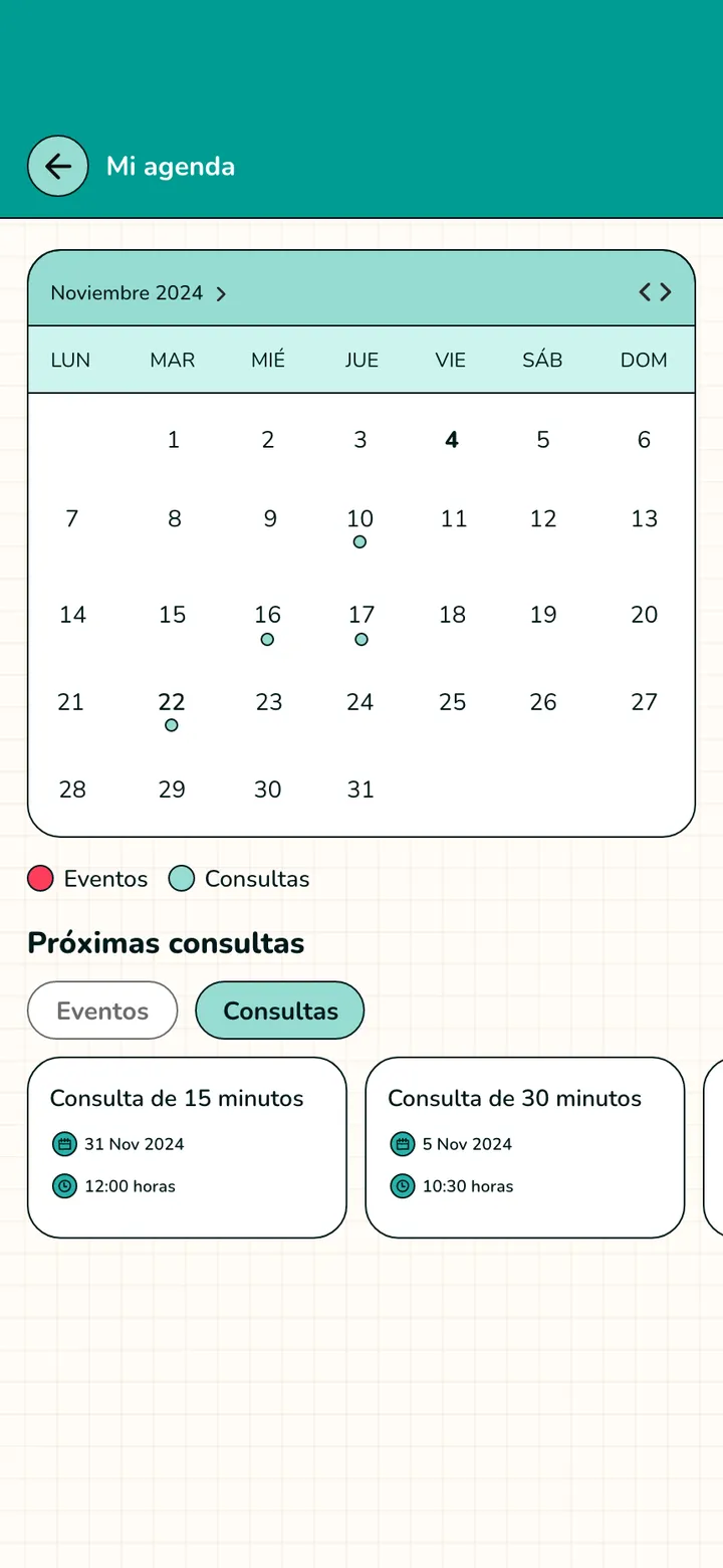 Bimbando · Mi agenda