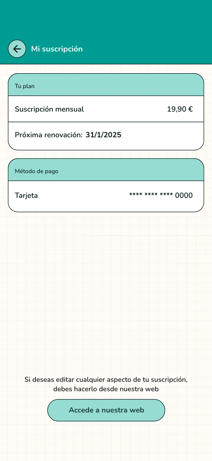 Bimbando · Mi suscripción