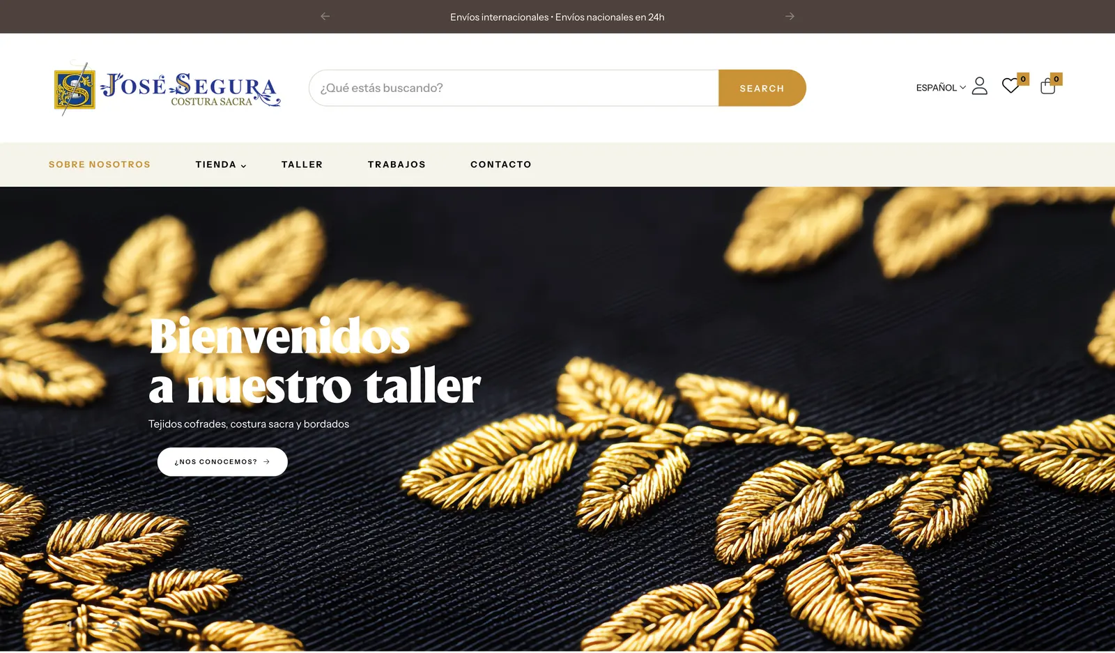 Costura Sacra · Primero, entrar al taller sin estar en Jerez.