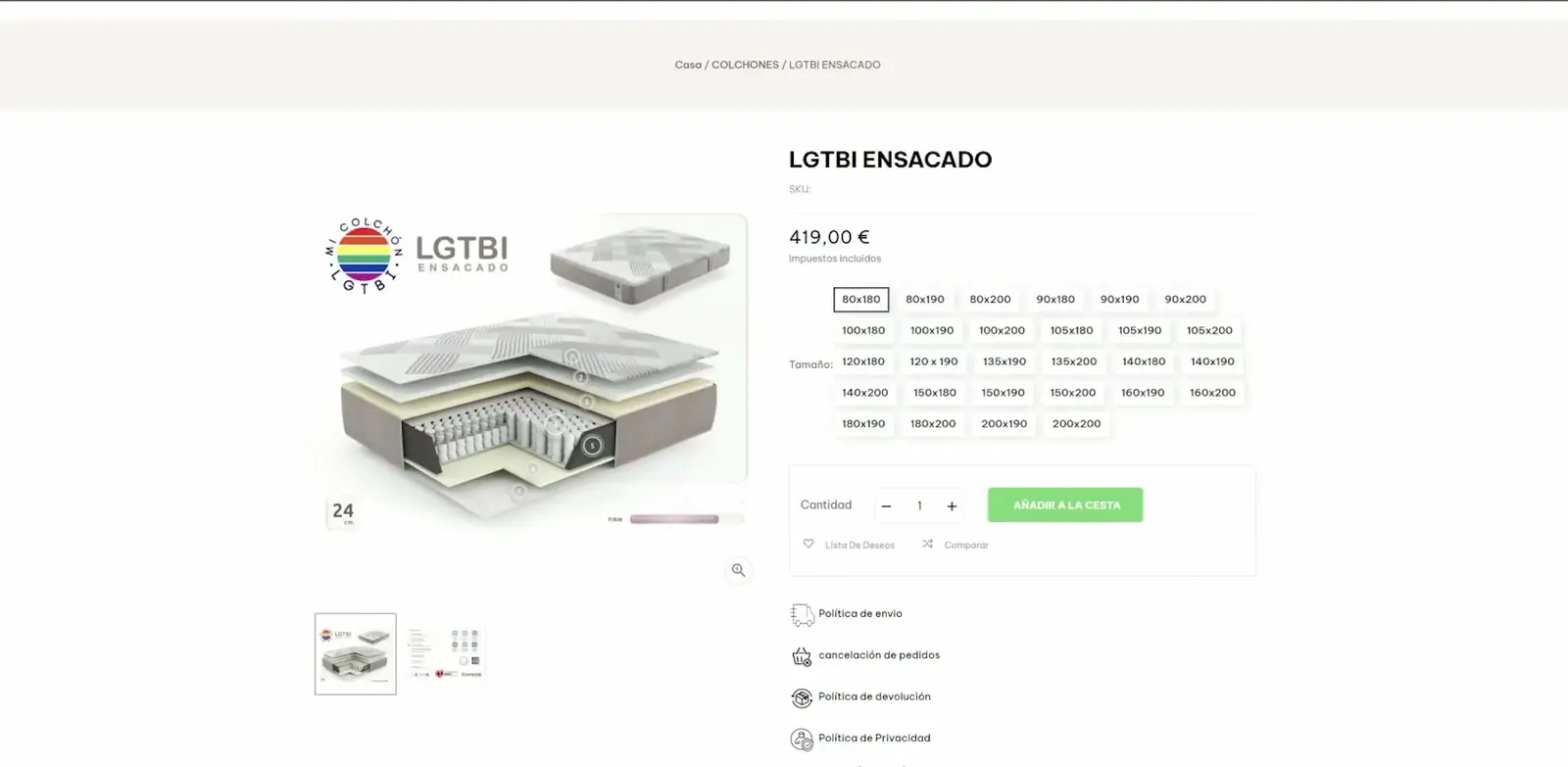 Descansolandia · Una tienda online nueva, con una causa detrás.