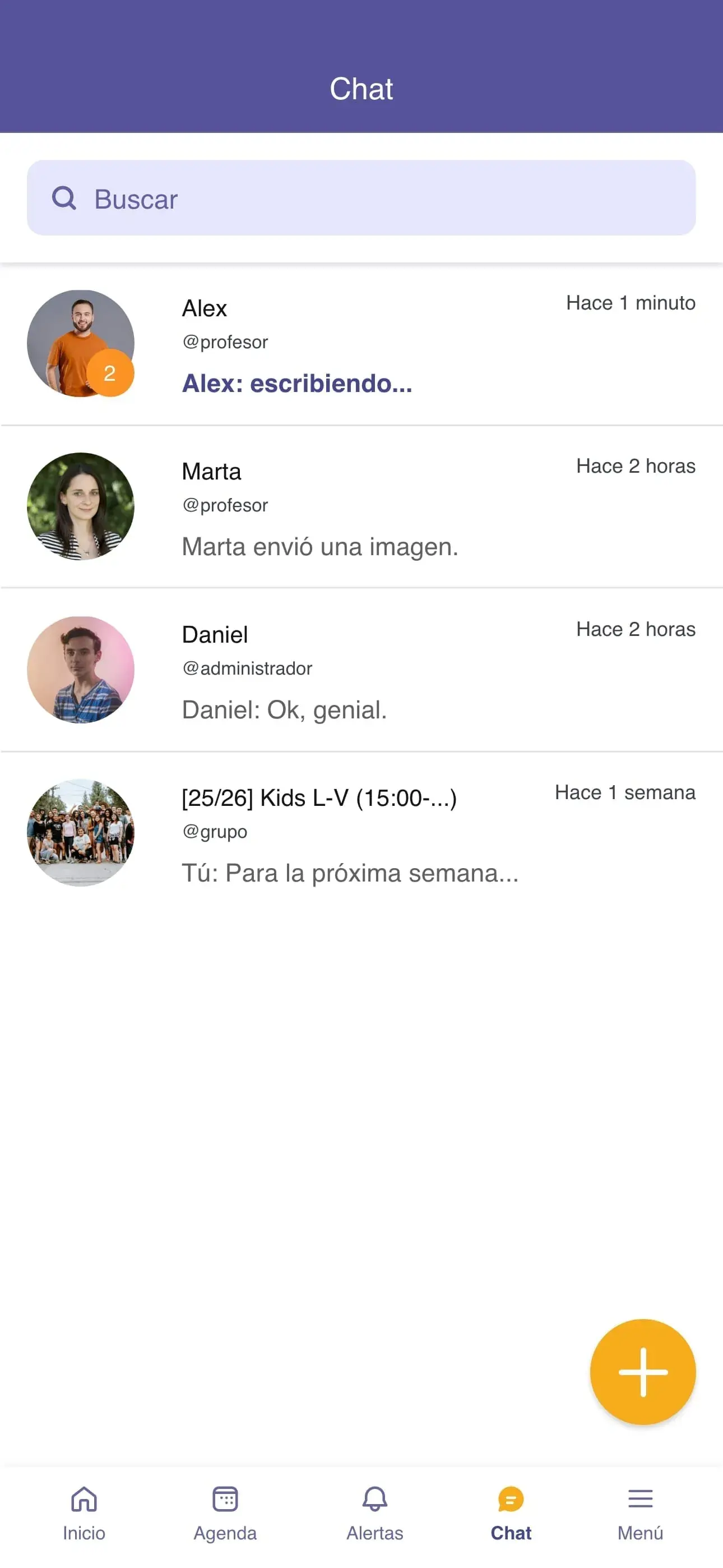 Englody · pantalla de la app