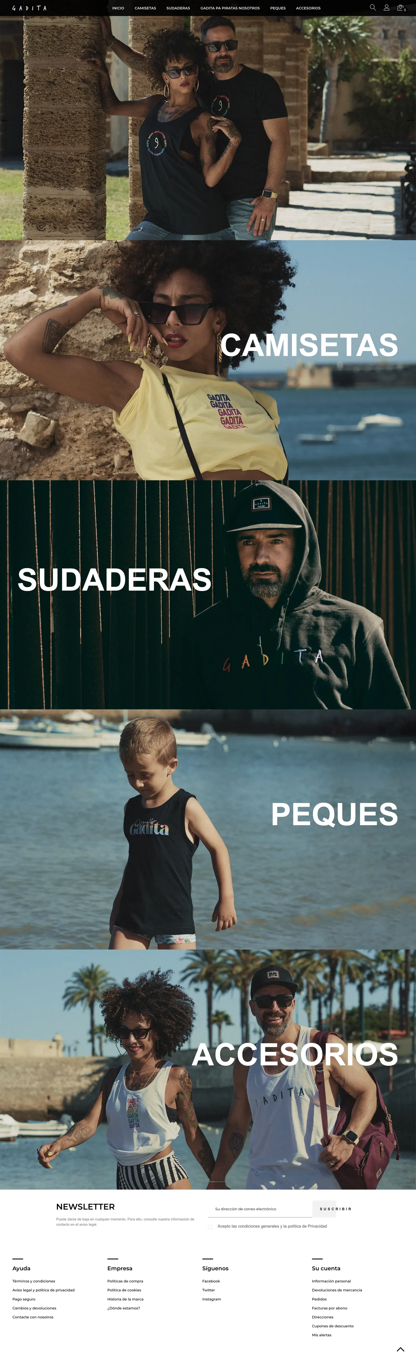 Gadita · Se entra por una foto de campaña.