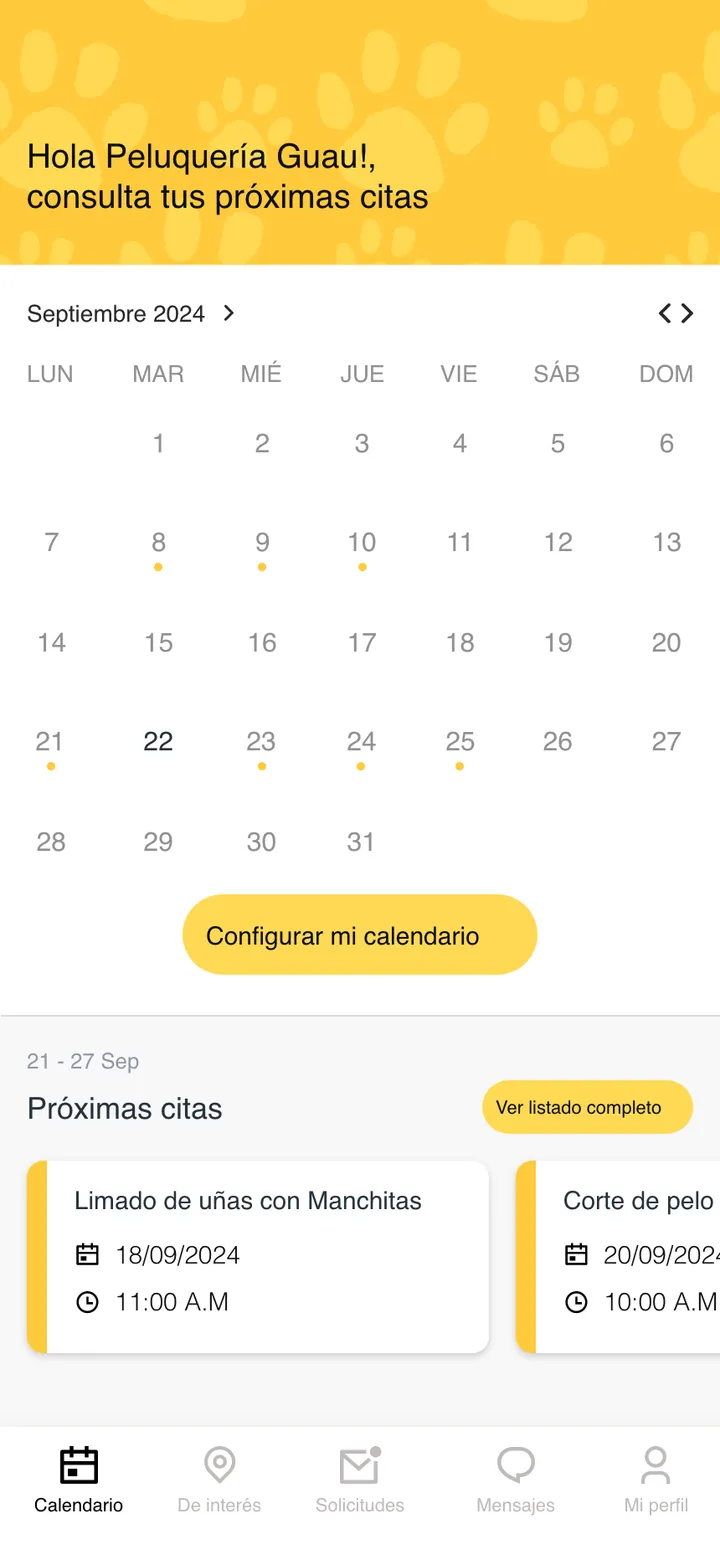 Guaumigo · Próximas citas de la empresa