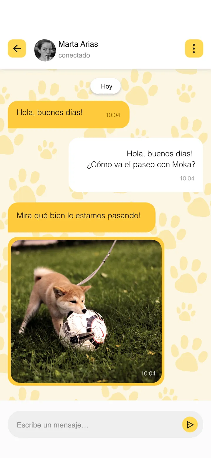 Guaumigo · Chat con fotos del paseo