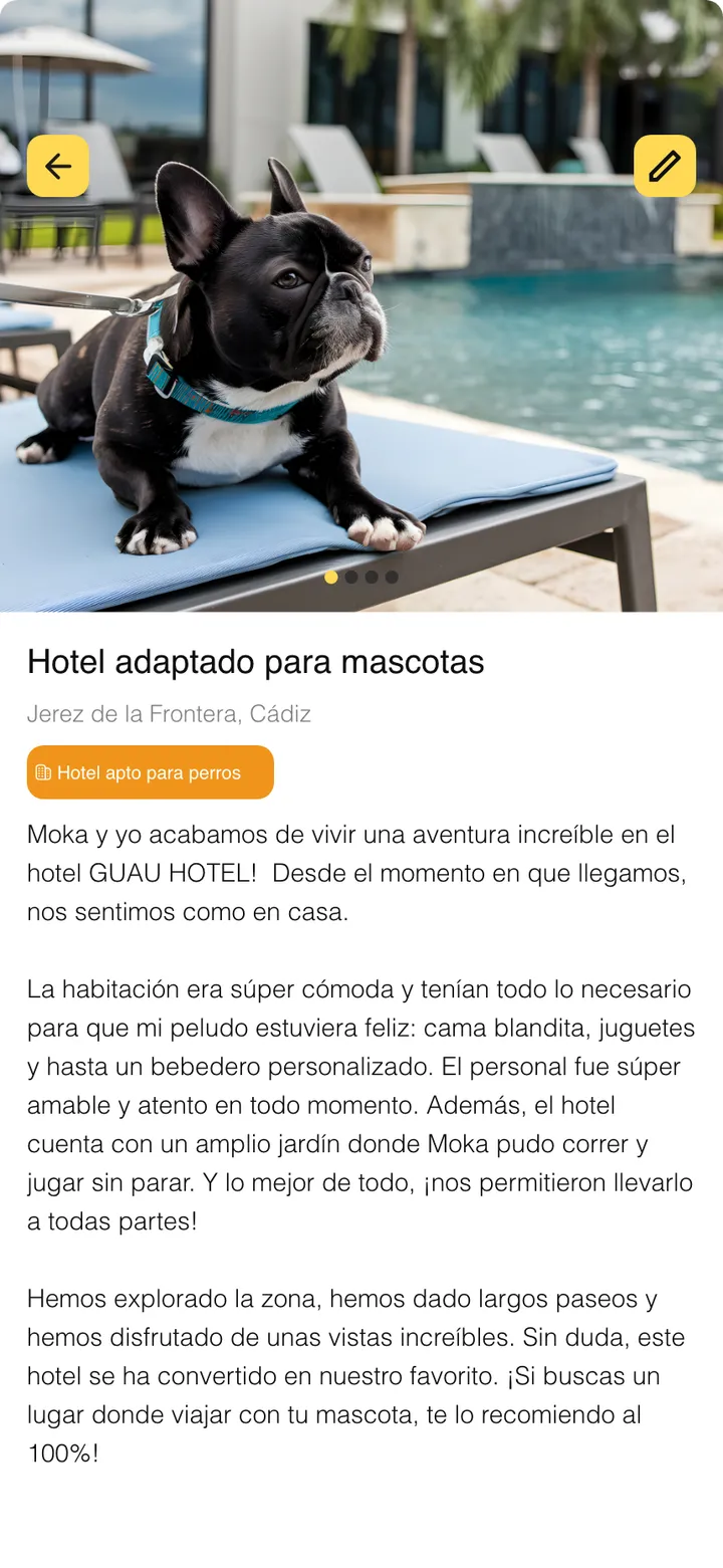 Guaumigo · Un hotel apto para perros
