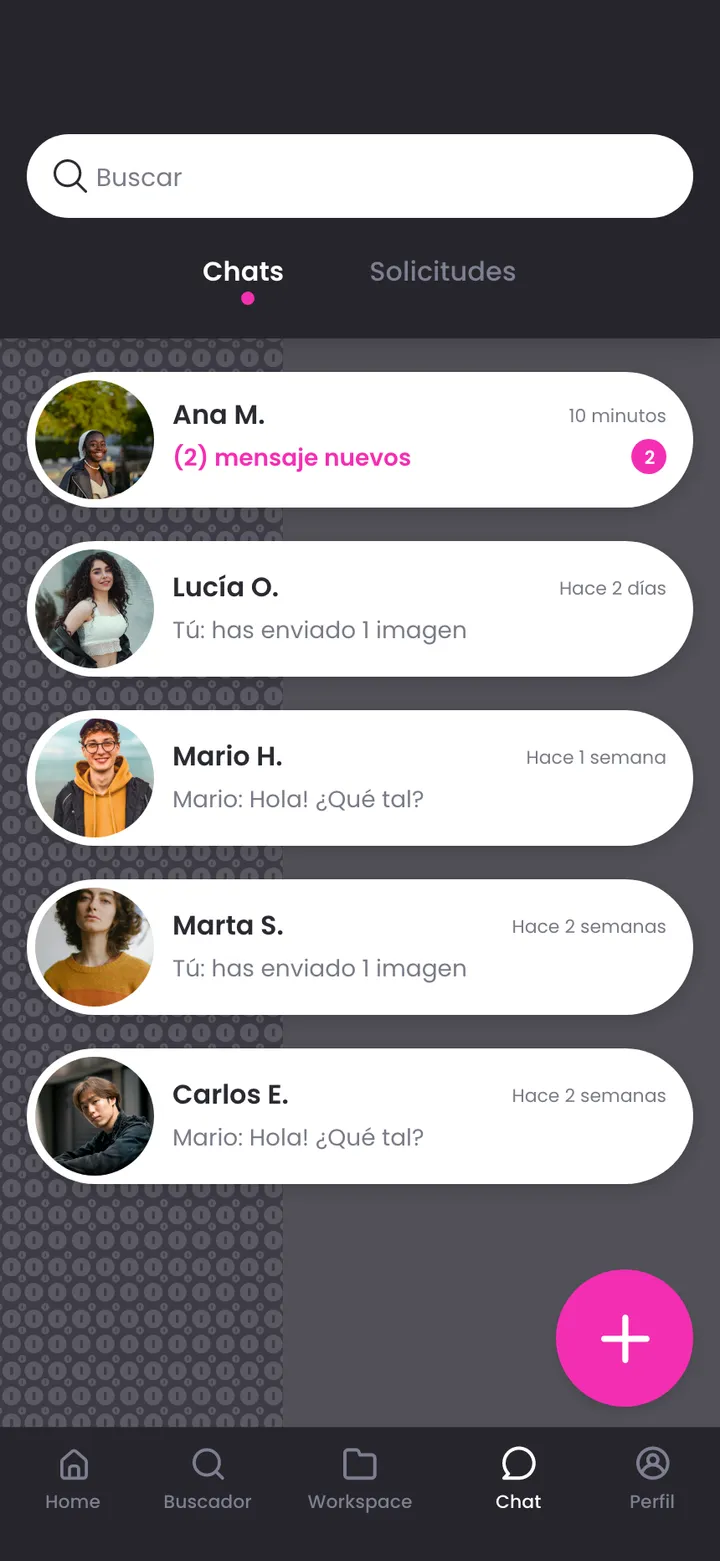 In Situ 360 · Chats y solicitudes
