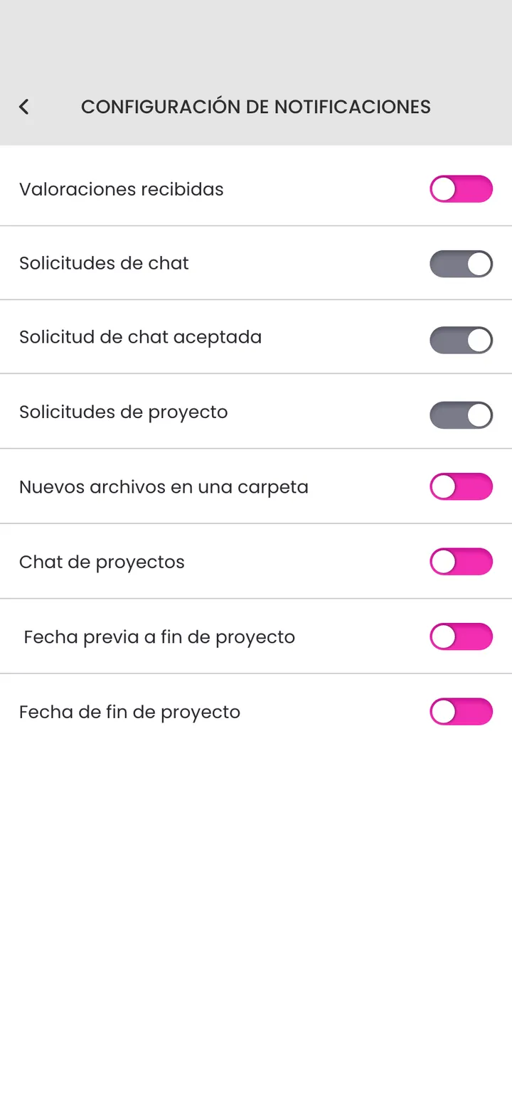 In Situ 360 · Ajustes de avisos