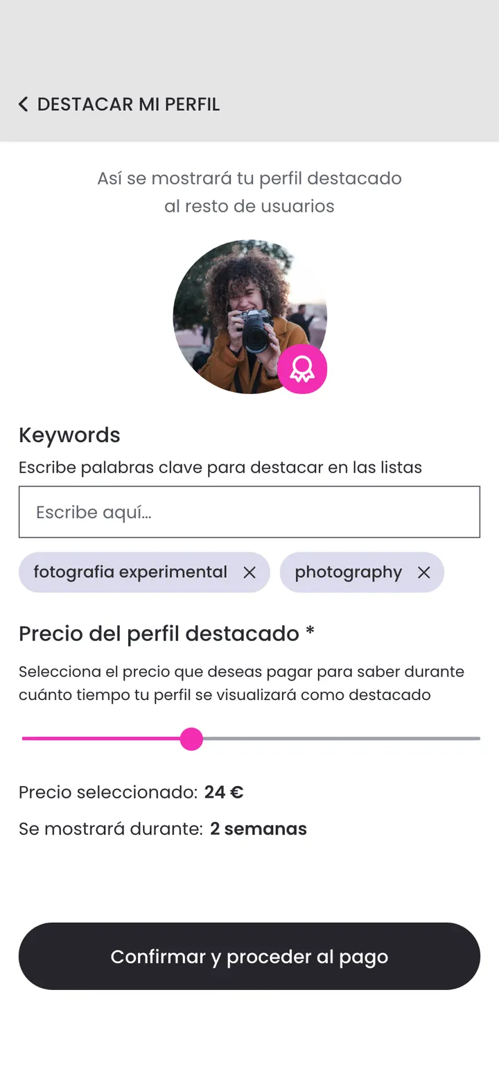 In Situ 360 · Destacar el perfil