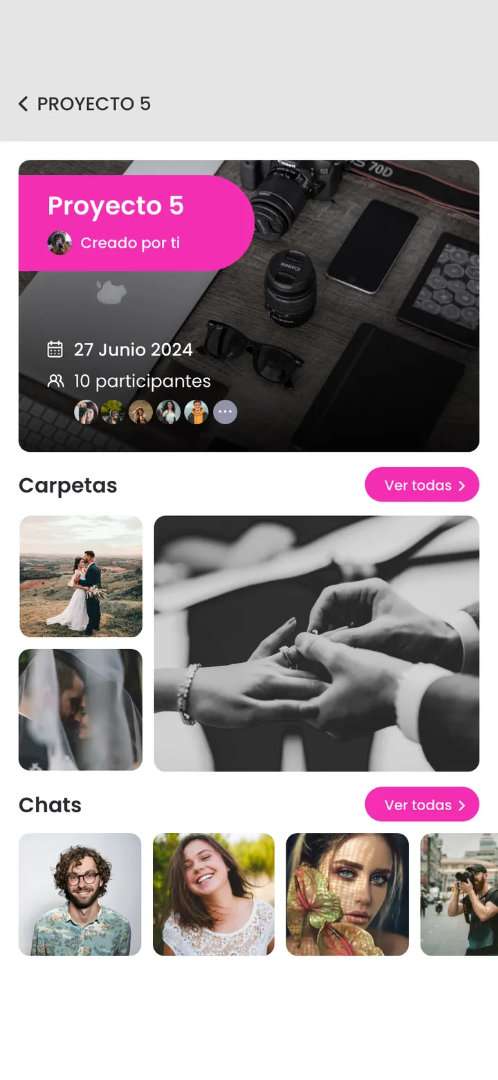 In Situ 360 · pantalla de la app