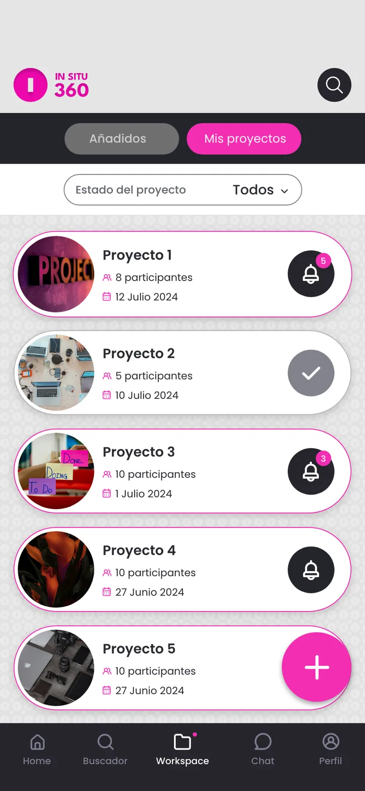 In Situ 360 · Todos los proyectos