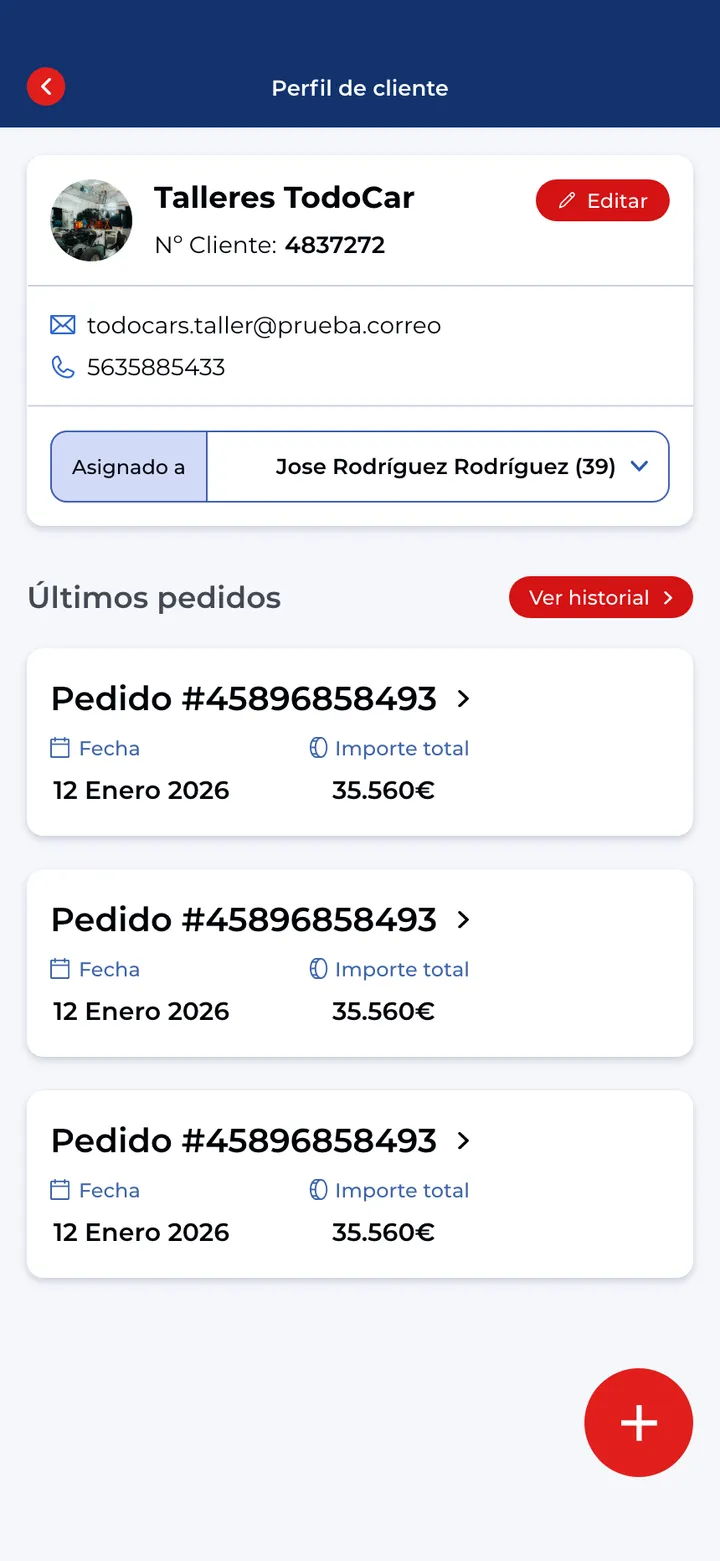 Motri Tools · pantalla de la app