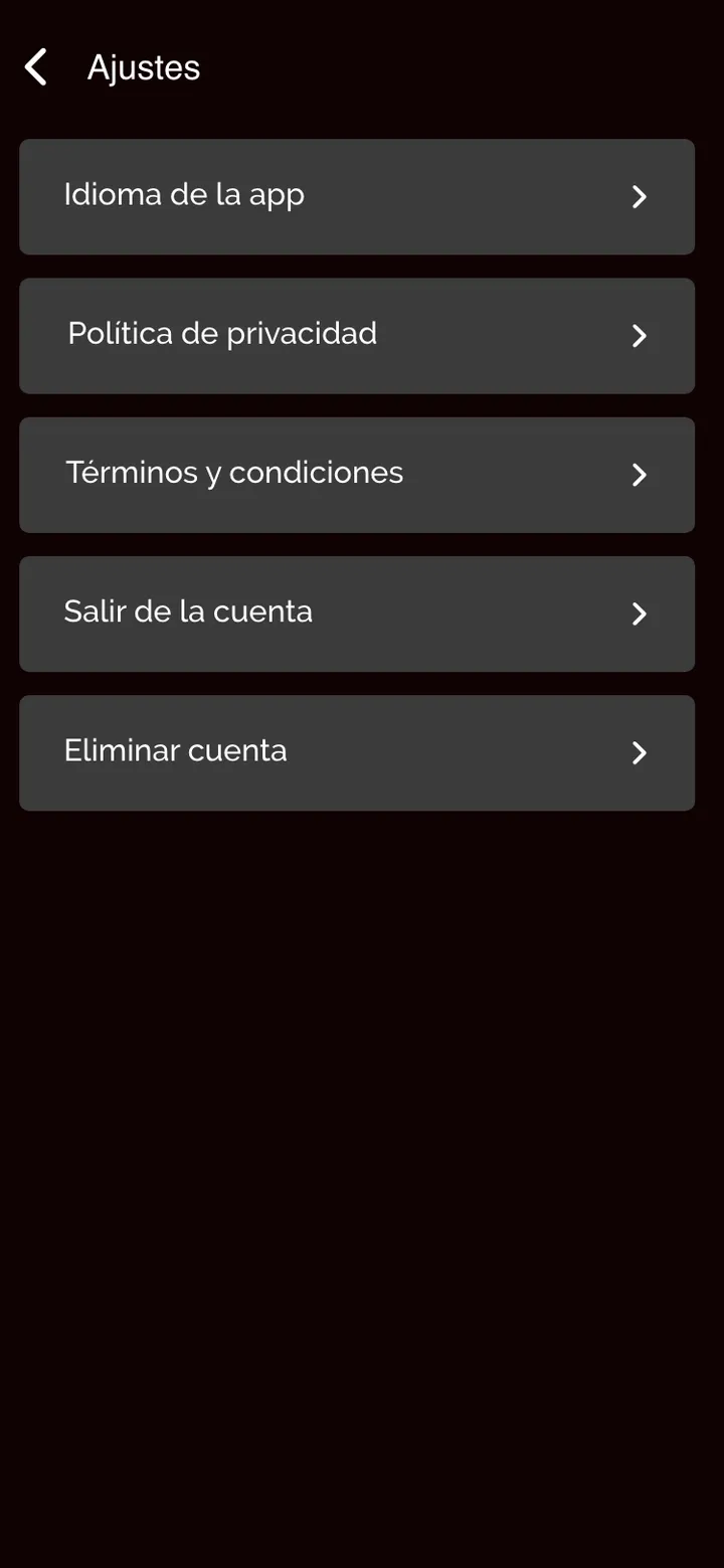 Neways Sports · Perfil y ajustes, sin letra pequeña escondida.
