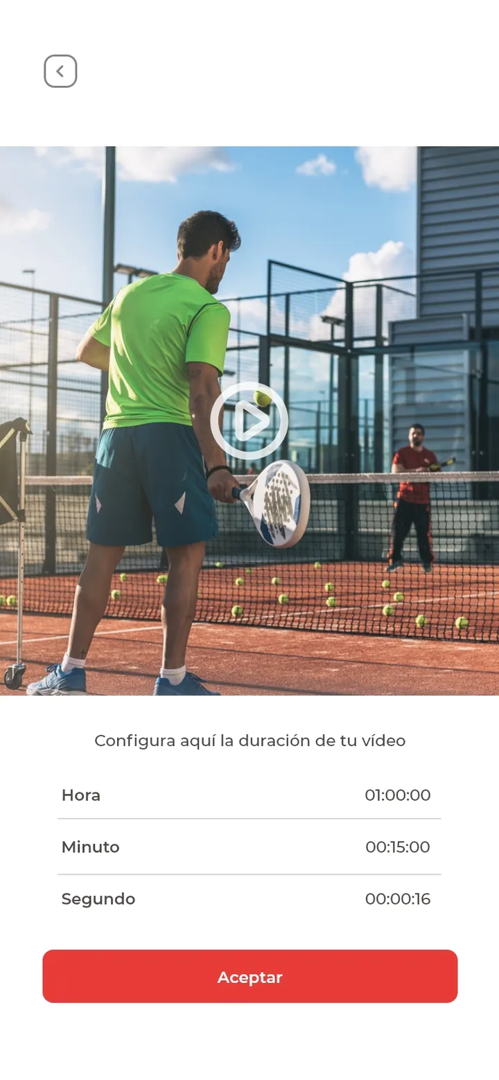 Padel Record · El vídeo, a su medida