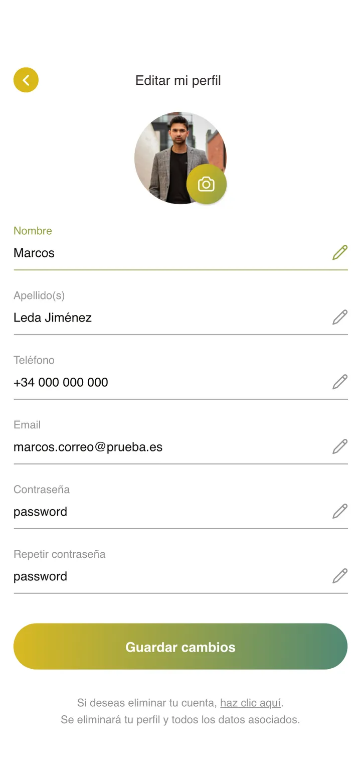 Patrimonium · Editar mi perfil