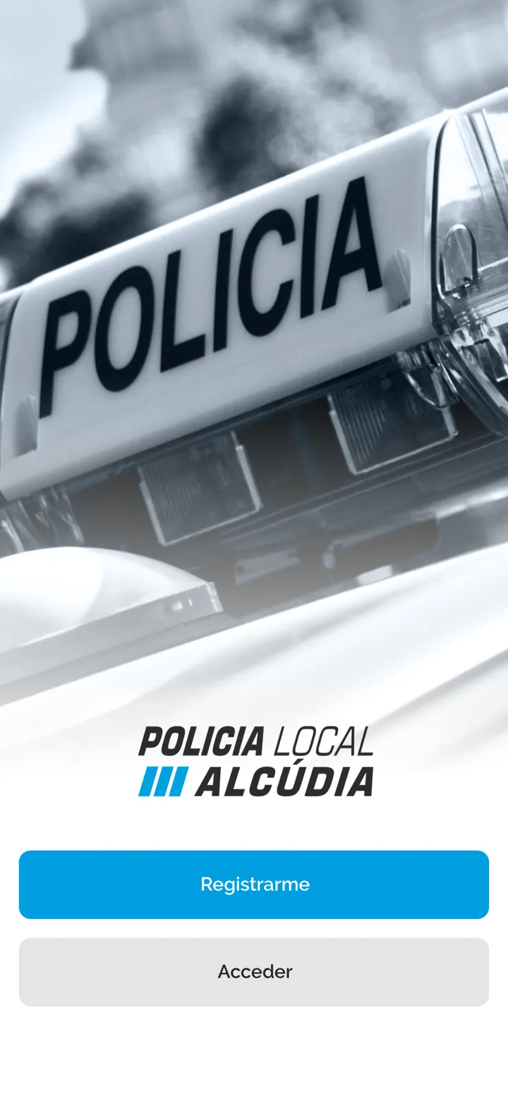 Policía Local de Alcúdia · Bienvenida