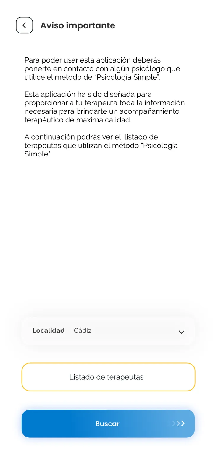 Psicología Simple · La app no reemplaza la consulta: la prepara.