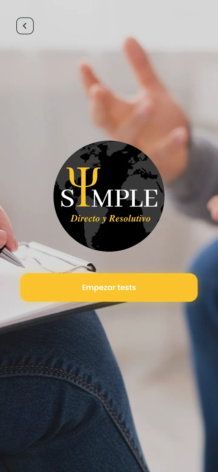 Psicología Simple · Empezar los tests
