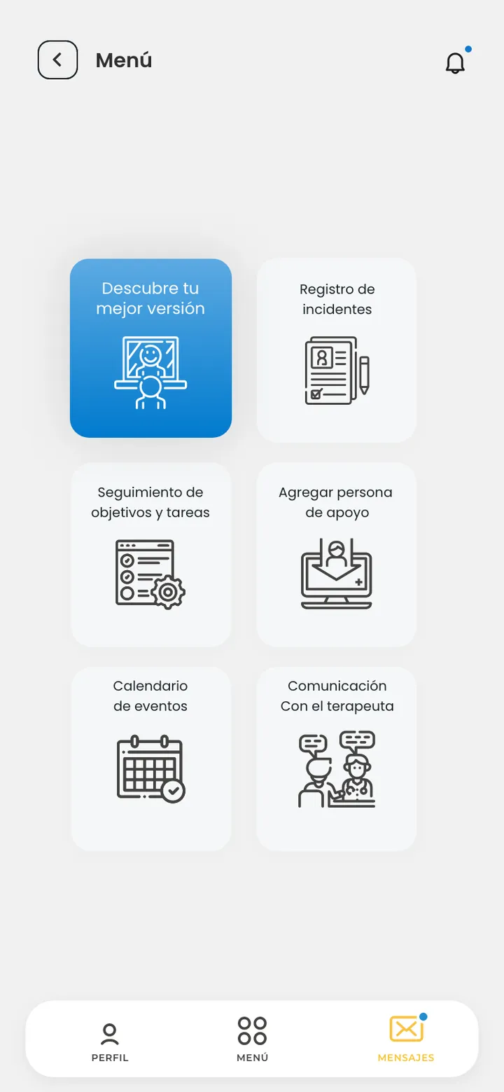 Psicología Simple · pantalla de la app