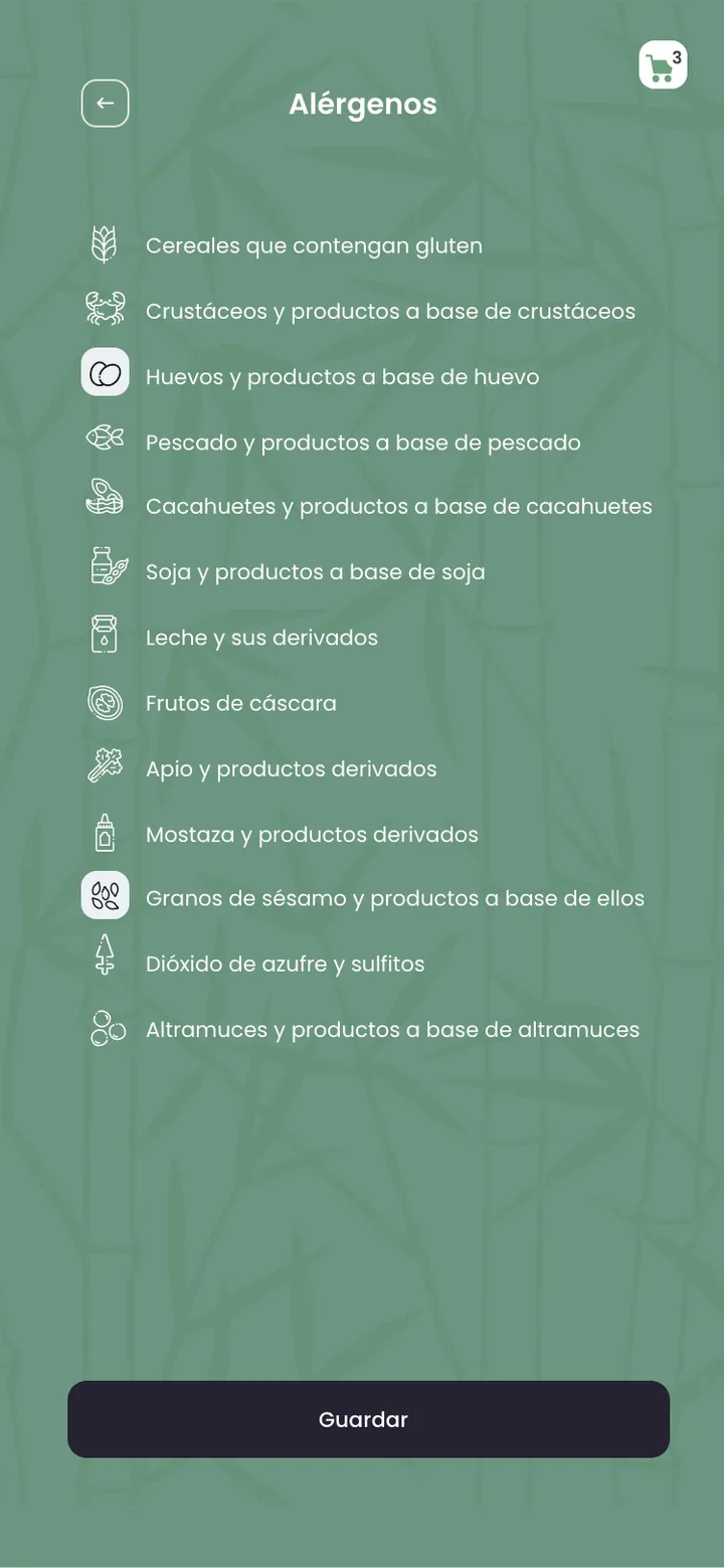 Sushipanda · Antes de pedir, saber qué lleva cada plato.