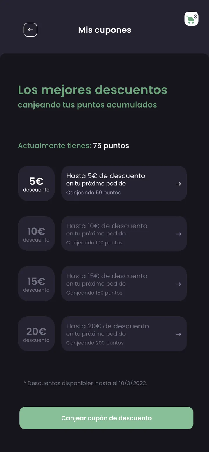 Sushipanda · Cada pedido suma puntos. Los puntos, descuentos.
