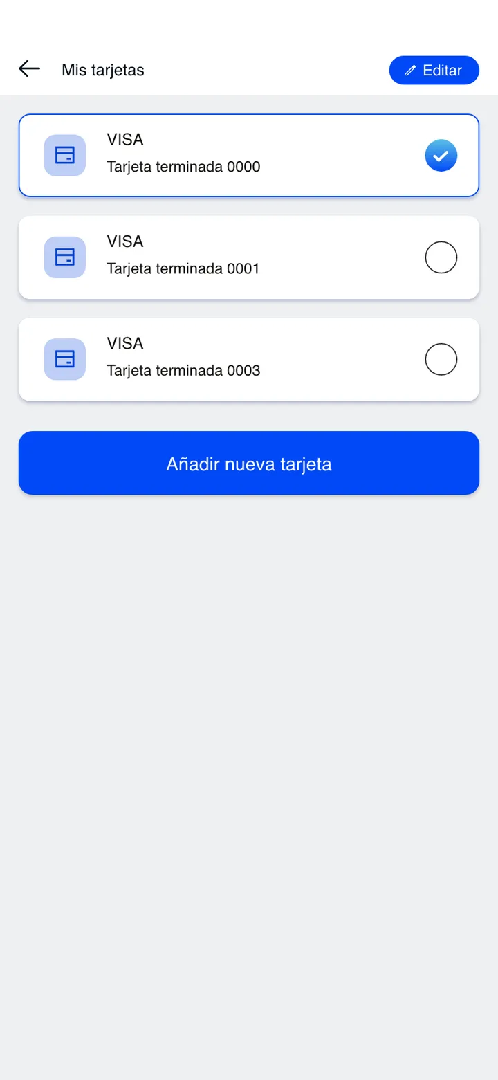 Taxin · Métodos de pago