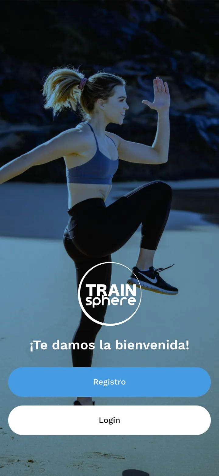 Train Sphere · Una marca con energía desde la primera pantalla.