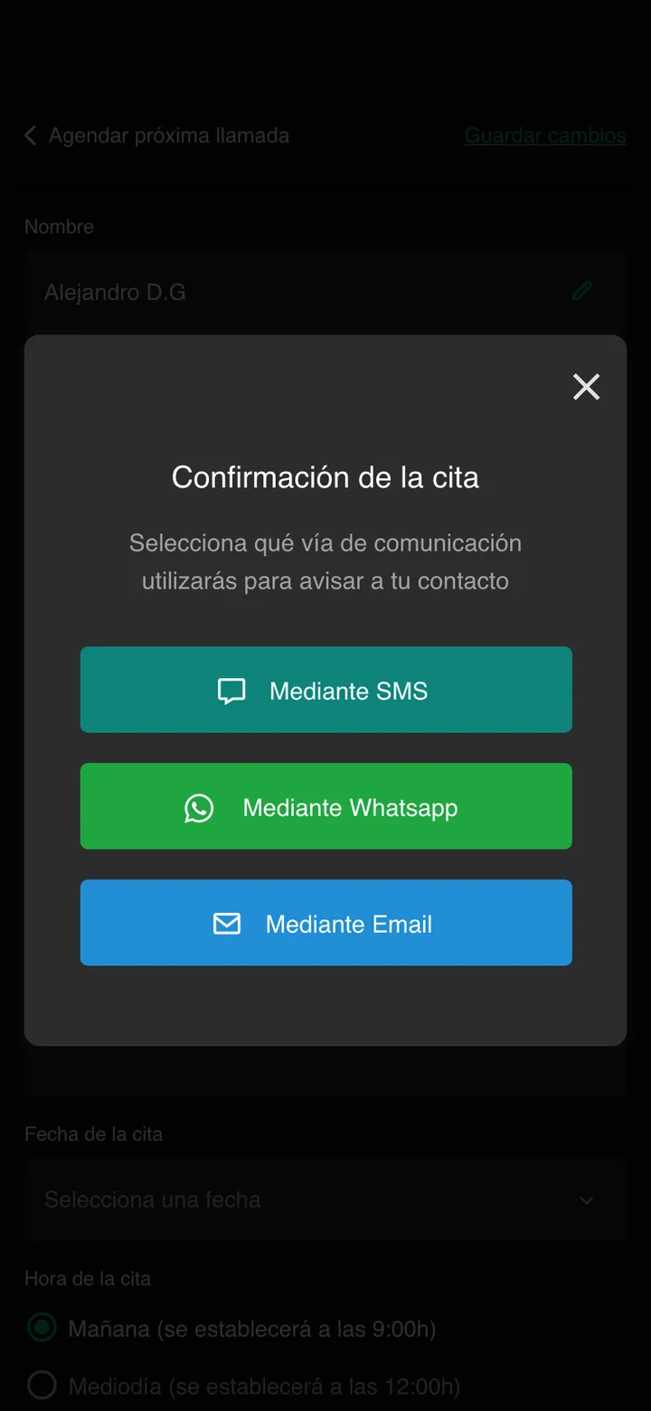 Univial · El contacto, avisado