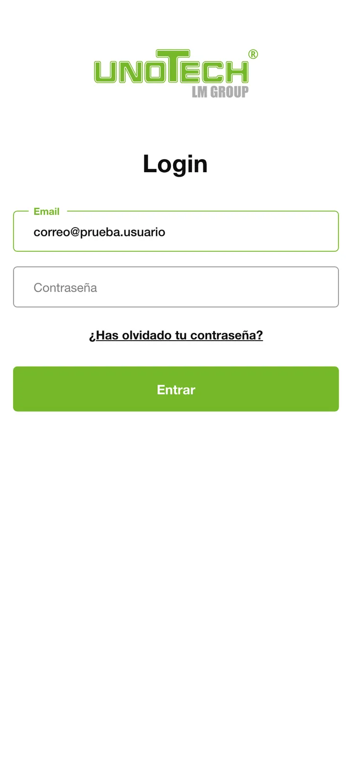 Unotech · Acceso